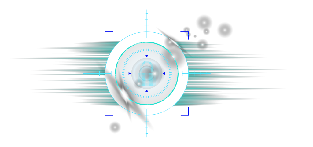 Icône d'un cadenas dans différents cercles